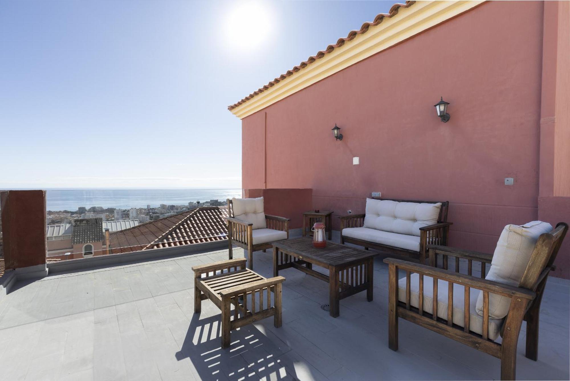 Peaceful Studio With Amazing Sea Views And Free Parking Benalmádena Eksteriør bilde